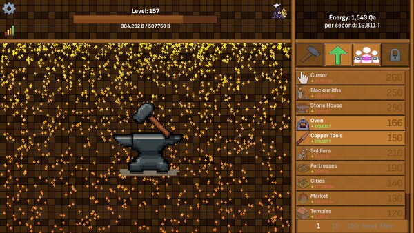 Игра EraClicker, скриншот
