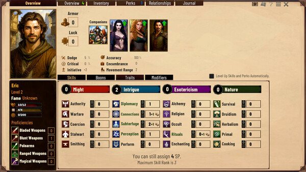 Игра Erannorth Renaissance, скриншот