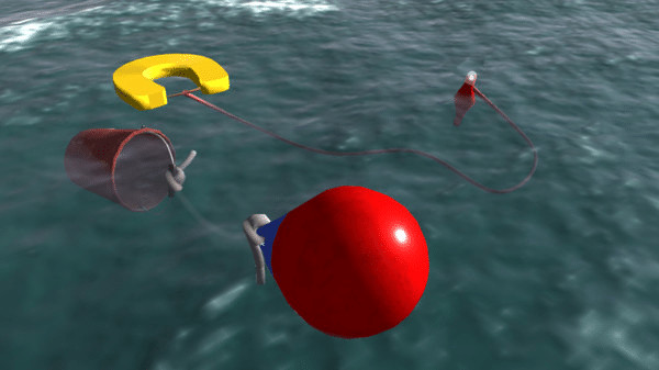 Игра eSail Man Overboard, скриншот