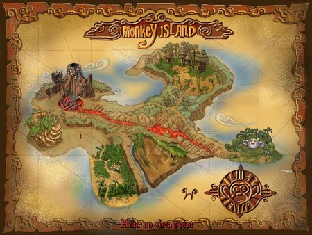 Игра Escape from Monkey Island, скриншот