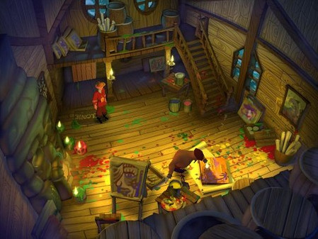 Игра Escape from Monkey Island, скриншот