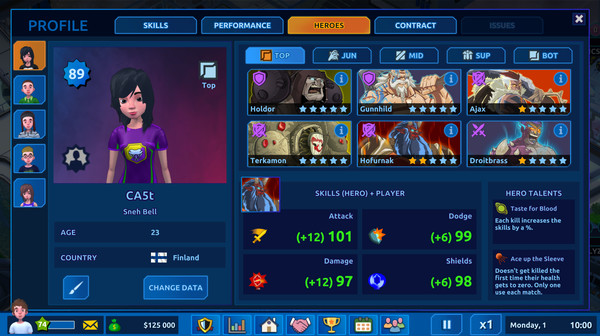 Игра Esports Life Tycoon, скриншот