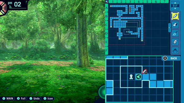 Игра Etrian Odyssey HD, скриншот