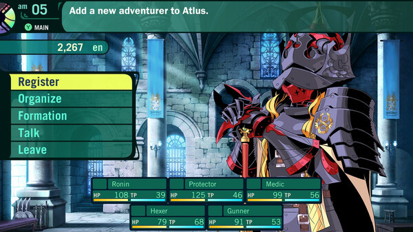 Игра Etrian Odyssey II HD, скриншот