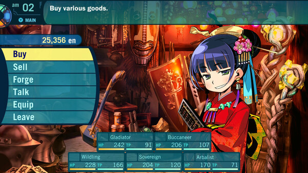Игра Etrian Odyssey III HD, скриншот