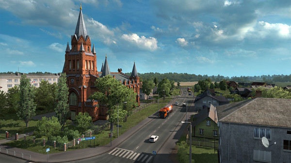 Игра Euro Truck Simulator 2 - Beyond the Baltic Sea, скриншот