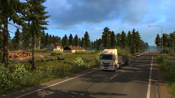 Игра Euro Truck Simulator 2 - Beyond the Baltic Sea, скриншот