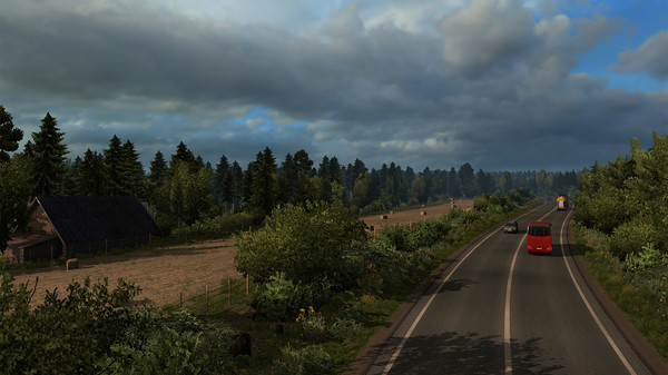 Игра Euro Truck Simulator 2 - Beyond the Baltic Sea, скриншот