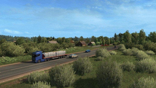 Игра Euro Truck Simulator 2 - Beyond the Baltic Sea, скриншот