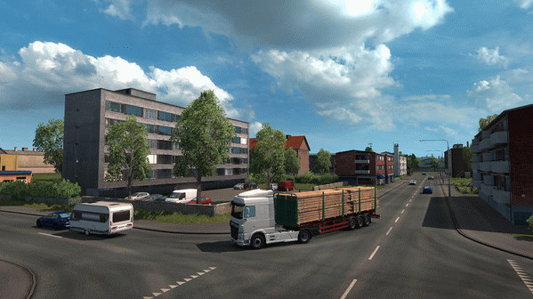 Игра Euro Truck Simulator 2 - Beyond the Baltic Sea, скриншот