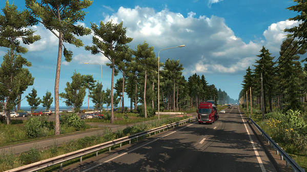Игра Euro Truck Simulator 2 - Beyond the Baltic Sea, скриншот