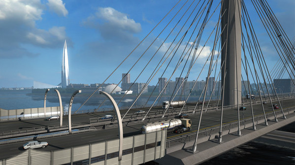 Игра Euro Truck Simulator 2 - Beyond the Baltic Sea, скриншот