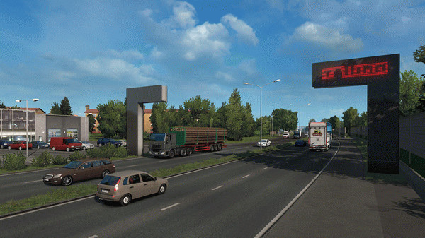 Игра Euro Truck Simulator 2 - Beyond the Baltic Sea, скриншот