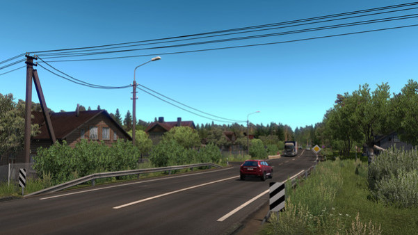 Игра Euro Truck Simulator 2 - Beyond the Baltic Sea, скриншот