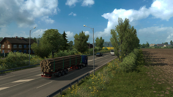 Игра Euro Truck Simulator 2 - Beyond the Baltic Sea, скриншот