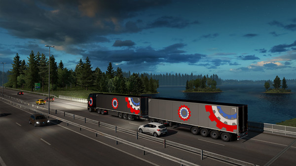 Игра Euro Truck Simulator 2 - Beyond the Baltic Sea, скриншот