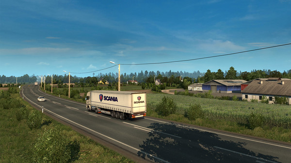 Игра Euro Truck Simulator 2 - Beyond the Baltic Sea, скриншот