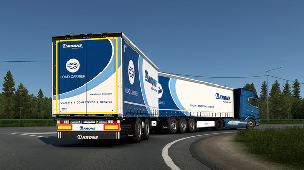 Игра Euro Truck Simulator 2 - Krone Trailer Pack, скриншот