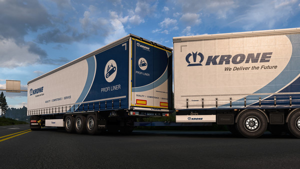 Игра Euro Truck Simulator 2 - Krone Trailer Pack, скриншот