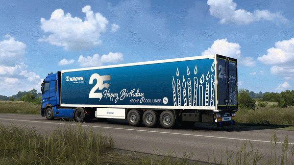 Игра Euro Truck Simulator 2 - Krone Trailer Pack, скриншот