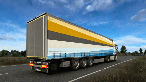 Игра Euro Truck Simulator 2 - Krone Trailer Pack, скриншот