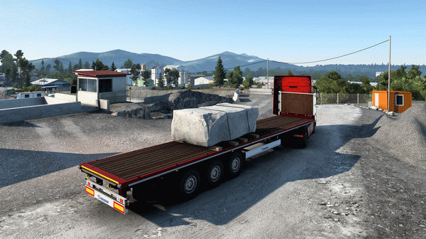Игра Euro Truck Simulator 2 - Krone Trailer Pack, скриншот