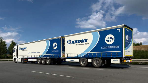 Игра Euro Truck Simulator 2 - Krone Trailer Pack, скриншот
