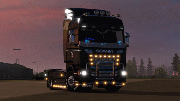 Игра Euro Truck Simulator 2 - Mighty Griffin Tuning Pack, скриншот