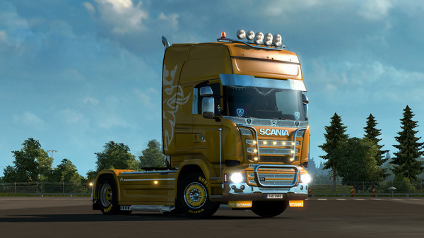 Игра Euro Truck Simulator 2 - Mighty Griffin Tuning Pack, скриншот