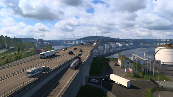 Игра Euro Truck Simulator 2 - Nordic Horizons, скриншот
