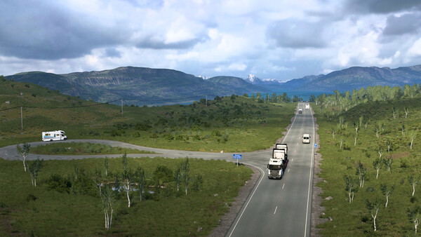 Игра Euro Truck Simulator 2 - Nordic Horizons, скриншот