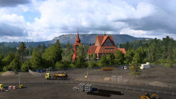 Игра Euro Truck Simulator 2 - Nordic Horizons, скриншот