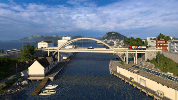 Игра Euro Truck Simulator 2 - Nordic Horizons, скриншот