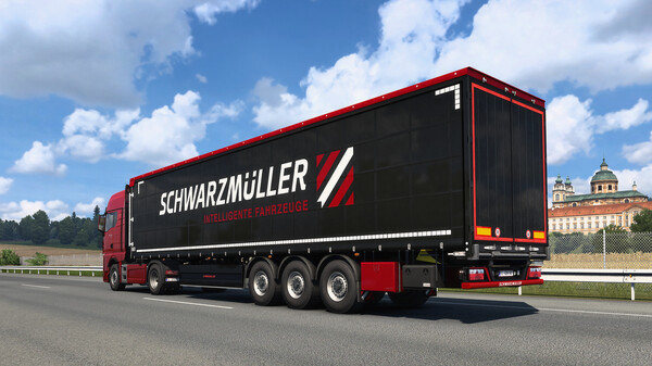 Игра Euro Truck Simulator 2 - Schwarzmüller Trailer Pack, скриншот