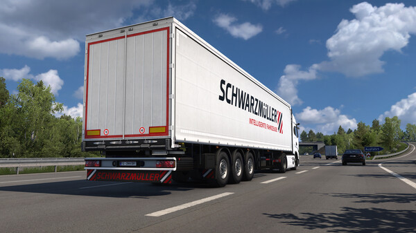 Игра Euro Truck Simulator 2 - Schwarzmüller Trailer Pack, скриншот