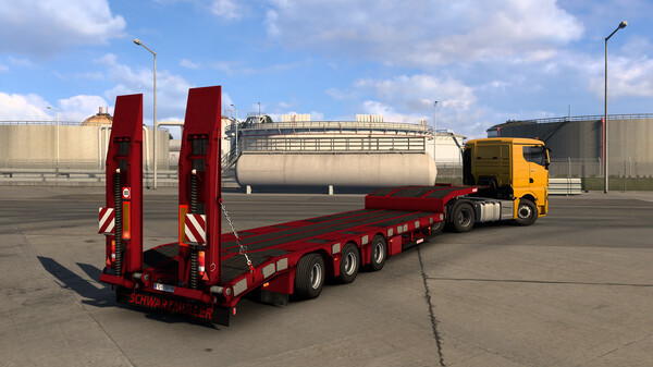 Игра Euro Truck Simulator 2 - Schwarzmüller Trailer Pack, скриншот