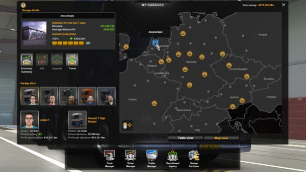 Игра Euro Truck Simulator 2, скриншот