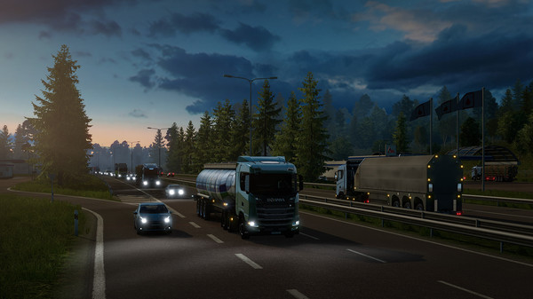 Игра Euro Truck Simulator 2, скриншот