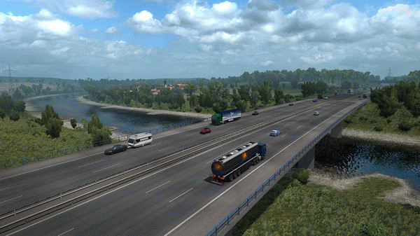 Игра Euro Truck Simulator 2, скриншот