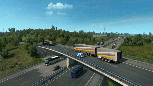 Игра Euro Truck Simulator 2, скриншот