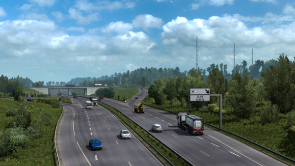 Игра Euro Truck Simulator 2, скриншот