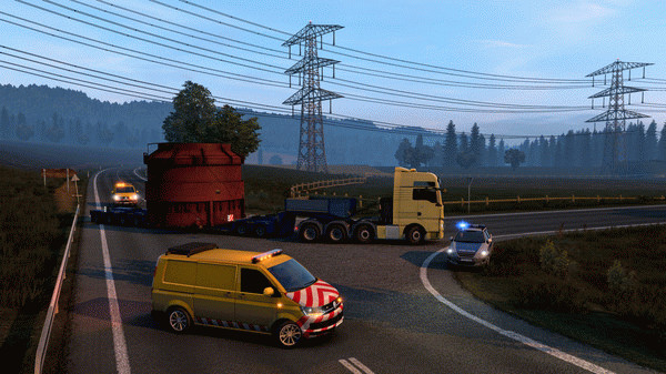 Игра Euro Truck Simulator 2 - Special Transport, скриншот
