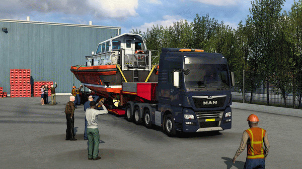 Игра Euro Truck Simulator 2 - Special Transport, скриншот