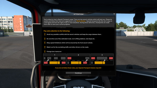 Игра Euro Truck Simulator 2 - Special Transport, скриншот