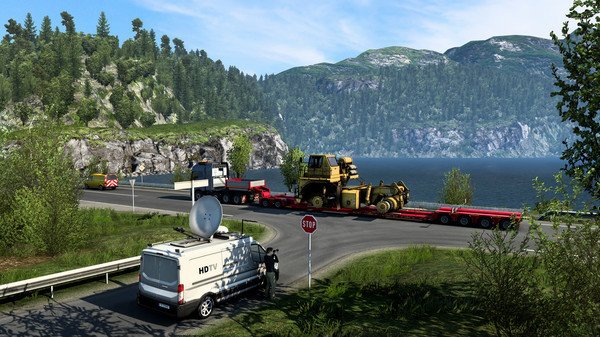 Игра Euro Truck Simulator 2 - Special Transport, скриншот
