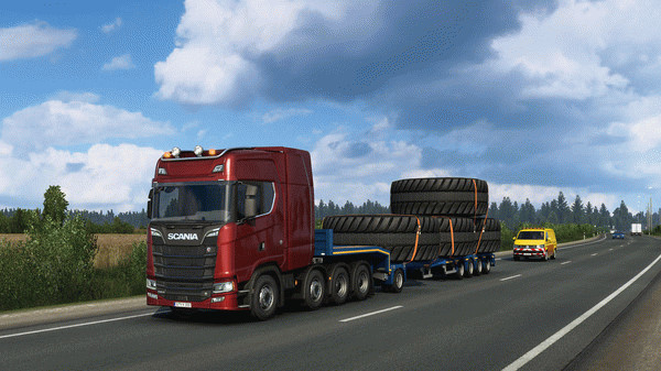 Игра Euro Truck Simulator 2 - Special Transport, скриншот
