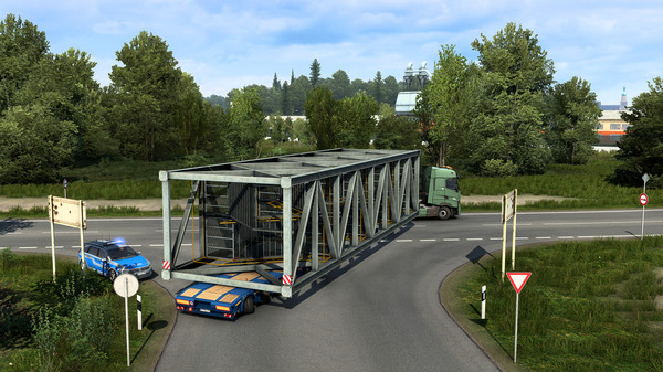 Игра Euro Truck Simulator 2 - Special Transport, скриншот