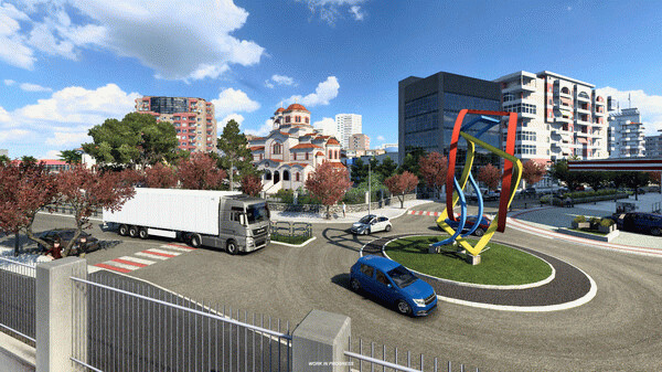 Игра Euro Truck Simulator 2 - West Balkans, скриншот