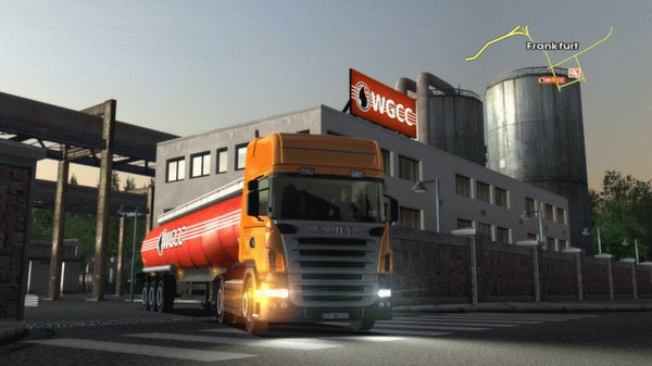 Игра Euro Truck Simulator, скриншот