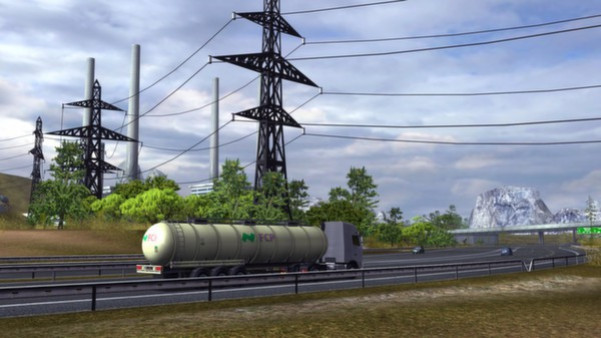 Игра Euro Truck Simulator, скриншот
